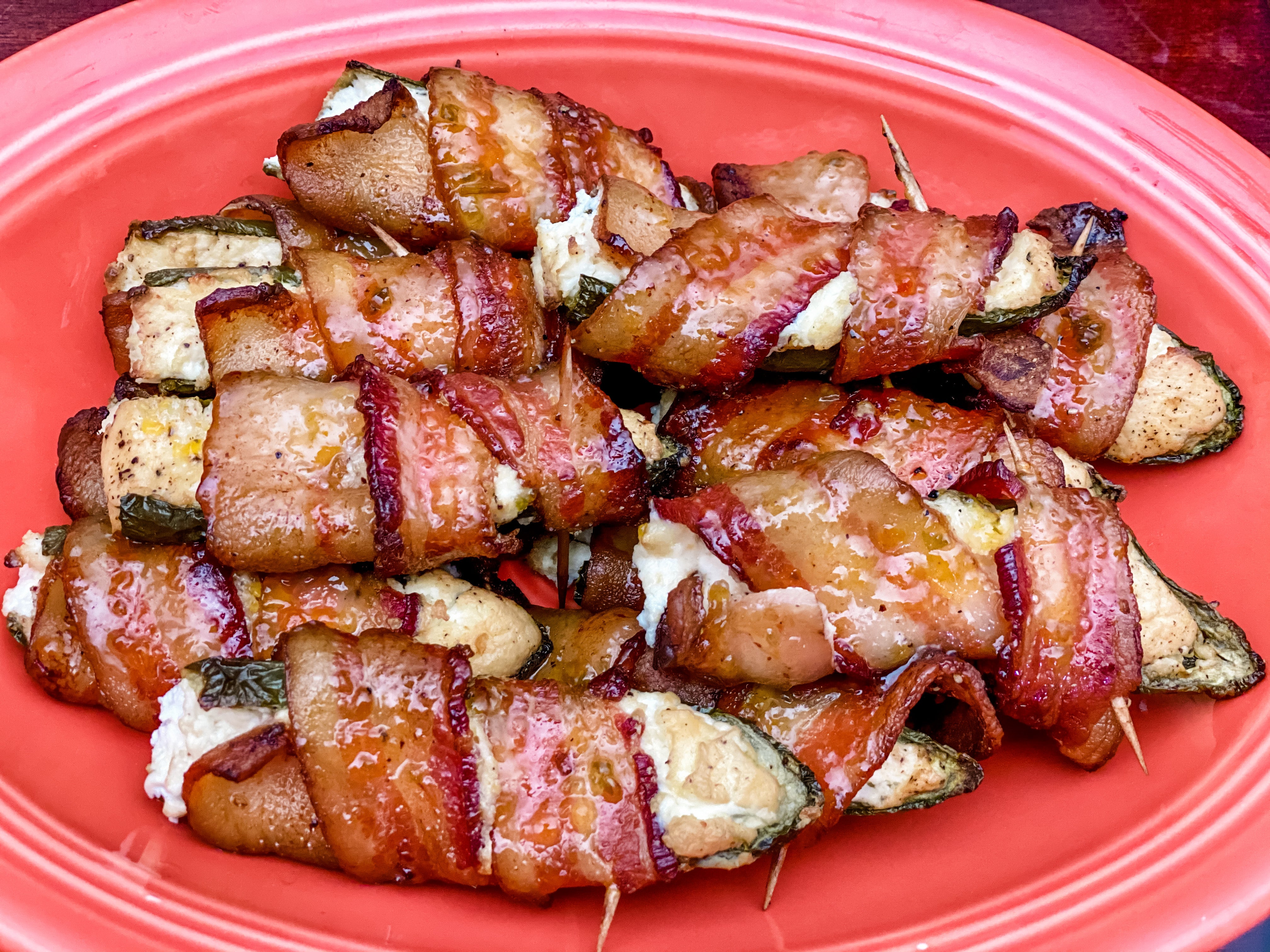 Candied Bacon Turkey Poppers