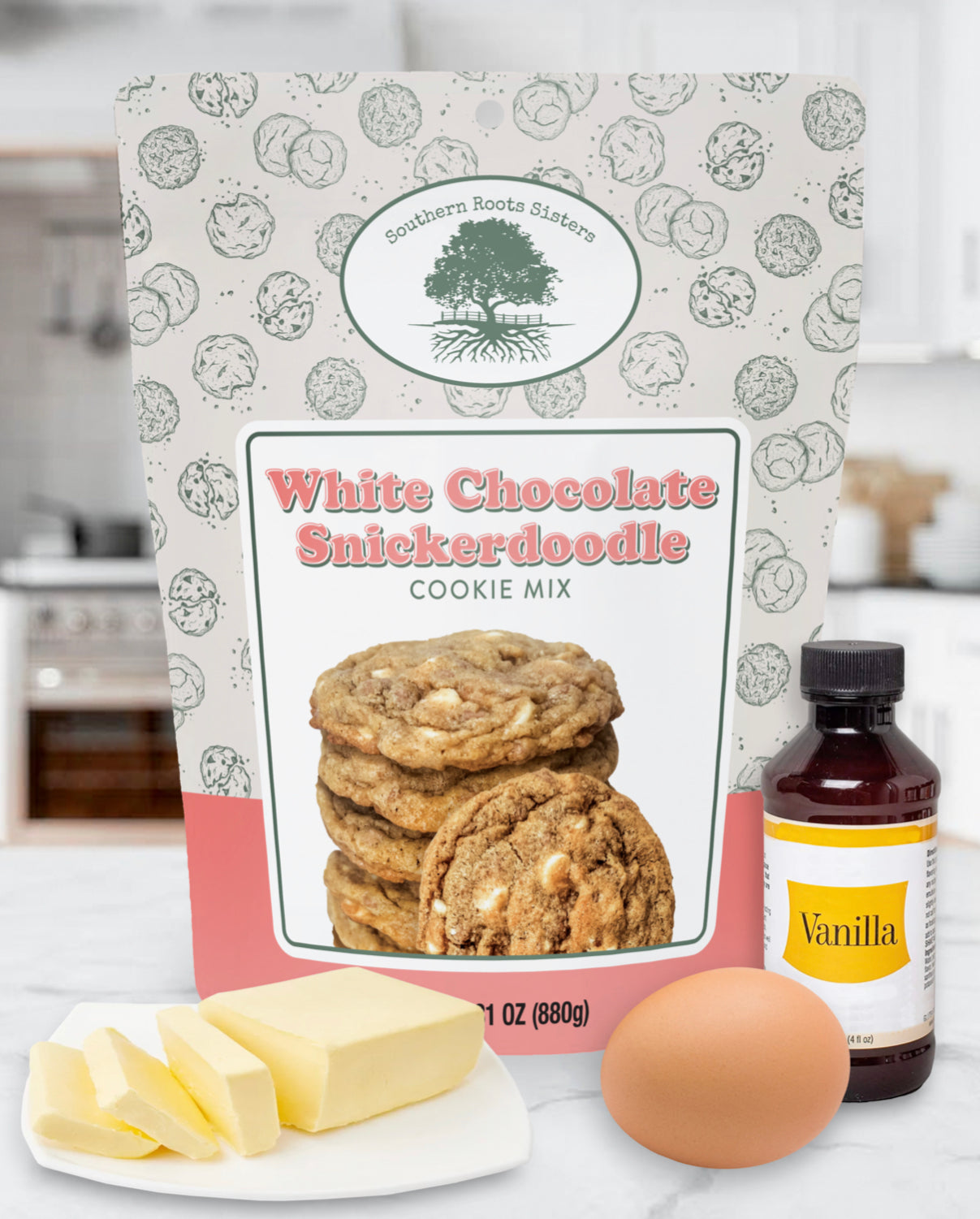 White Chocolate Snickerdoodle Cookie Mix